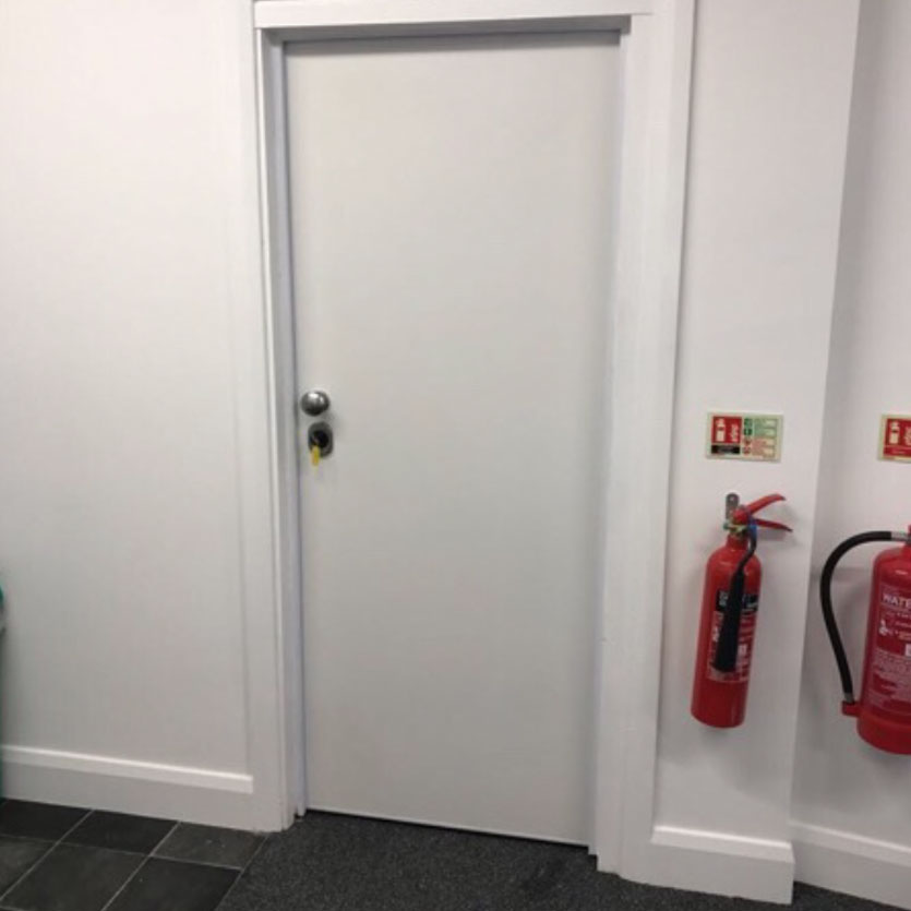 Aluminium Doors in a school